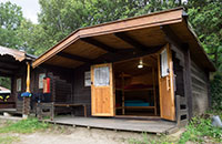 Bungalow Bungalow pour 6 personnes. Il n'a pas de cuisine ou de salle de bain.